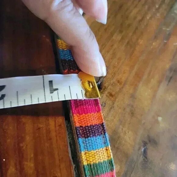 Colorful Handmade Leather Dog Leash Small Breed Set Of Two 46 In - Picture 10 of 10